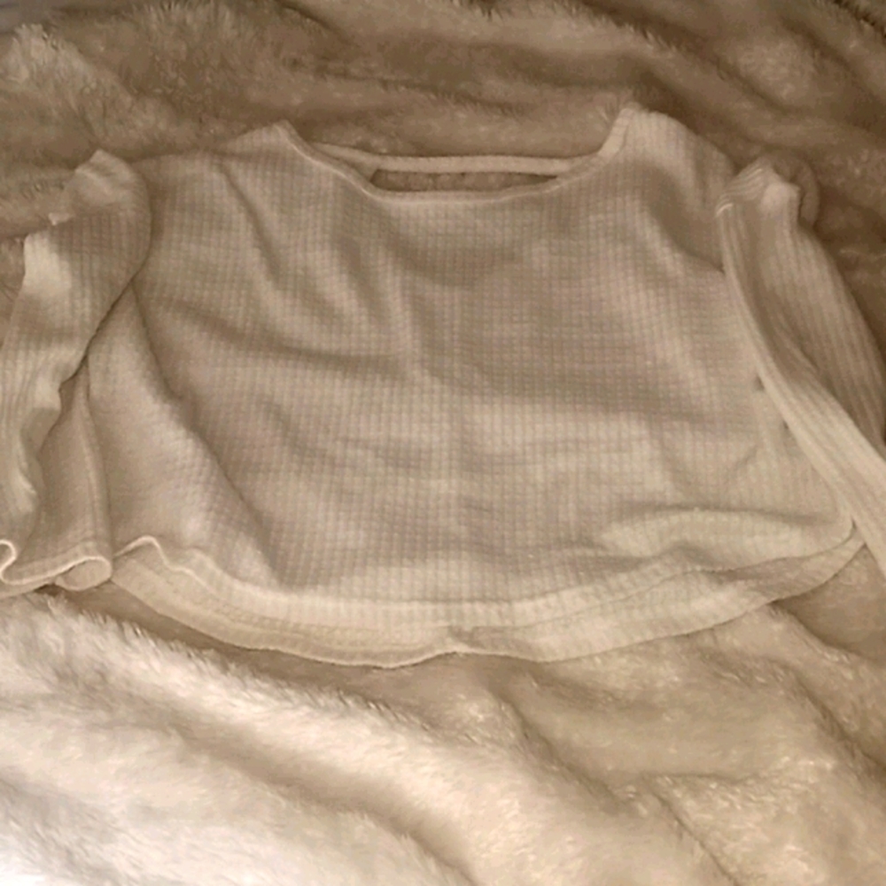 Long sleeve crop top